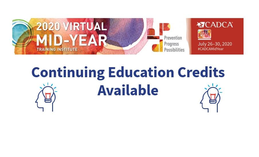 CEUs/CHES Credits at Virtual MidYear CADCA